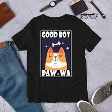 Load image into Gallery viewer, Good Boy Paw-Wa Unisex Adult's T-Shirt
